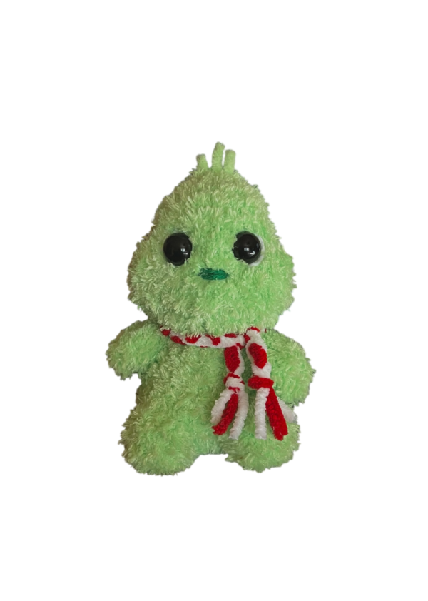 Fuzzy Grinch Inspired Plushie