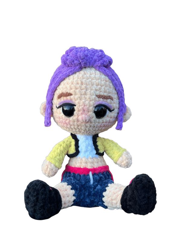 Purple Haired Girl — Demon Hunter Inspired