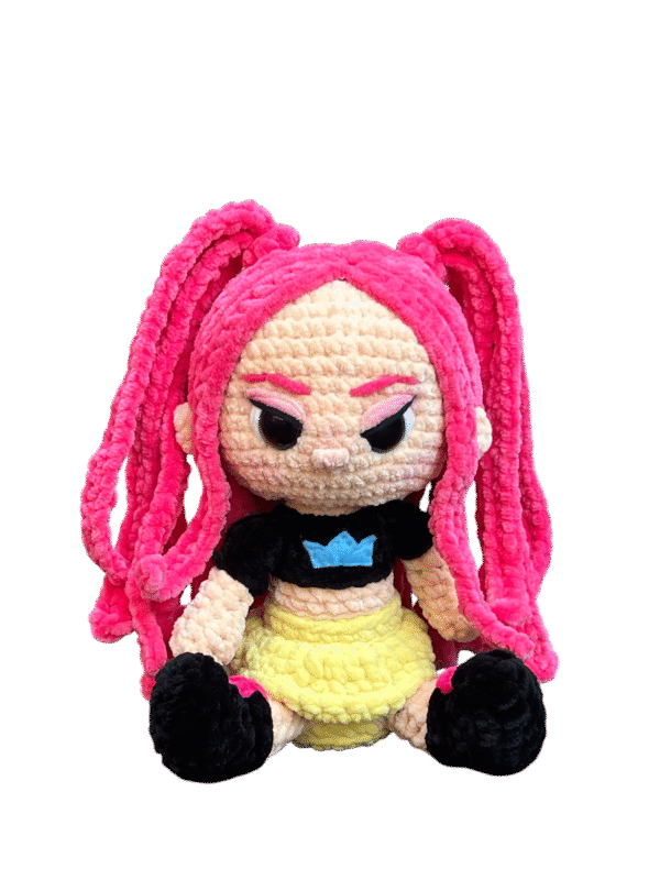 Pink Haired Girl — Demon Hunter Inspired